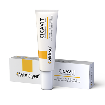 کرم-ترمیم-کننده-ویتامین-سی-Vitamin-C-Cicavit-ویتالیر-Vitalayer-