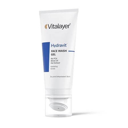 ژل-براش-شستشوی-صورت-هیدراویت-Hydravit-ویتالیر-Vitalayer-